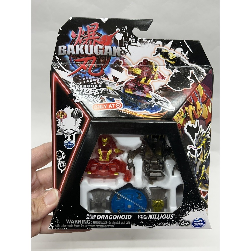 Bakugan Street Brawl Special Attack Dragonoid & Nillious Exclusive Figure (SH)